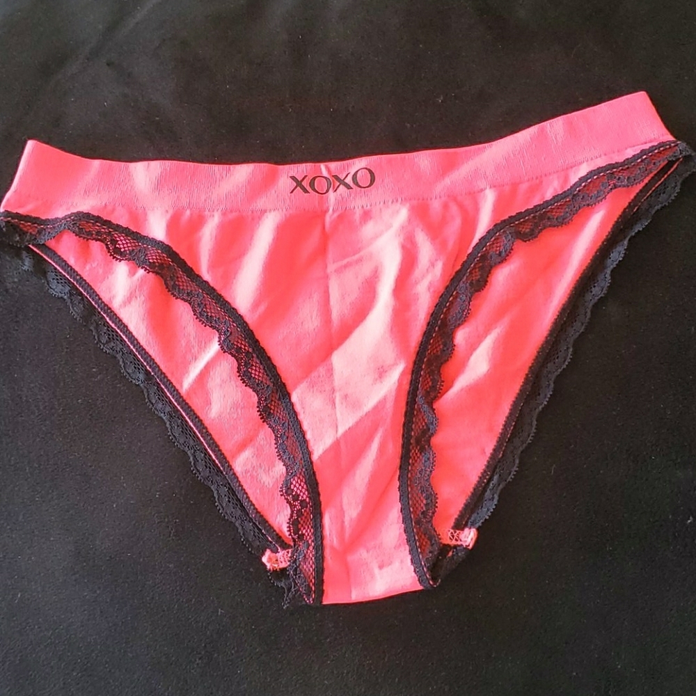 Neon pink panties